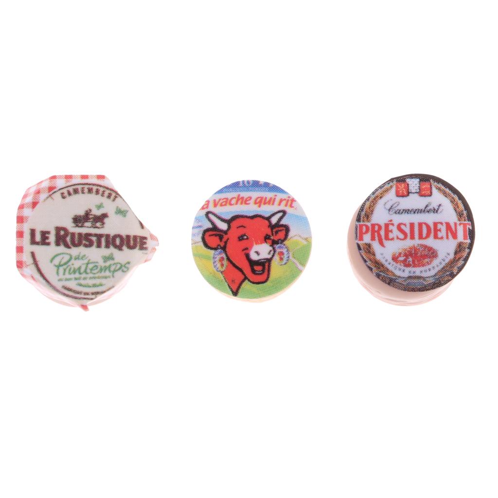 Sustainable Living Products - 1/12 Maßstab Puppenhaus Miniatur Käse Plastik-Lebensmittel-Deko