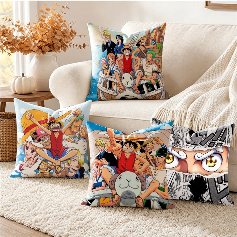 Sustainable Living Products - One Piece 45X45cm Kissenbezug Luffy Zoro