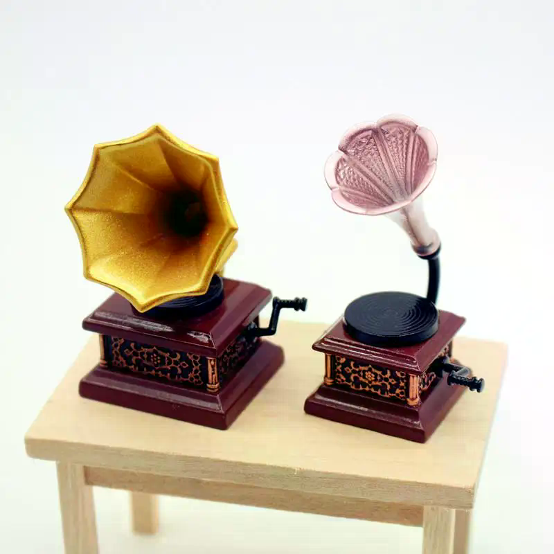 Puppenhaus Vintage Phonograph  – Sustainable Living Products Bewertung und Preis